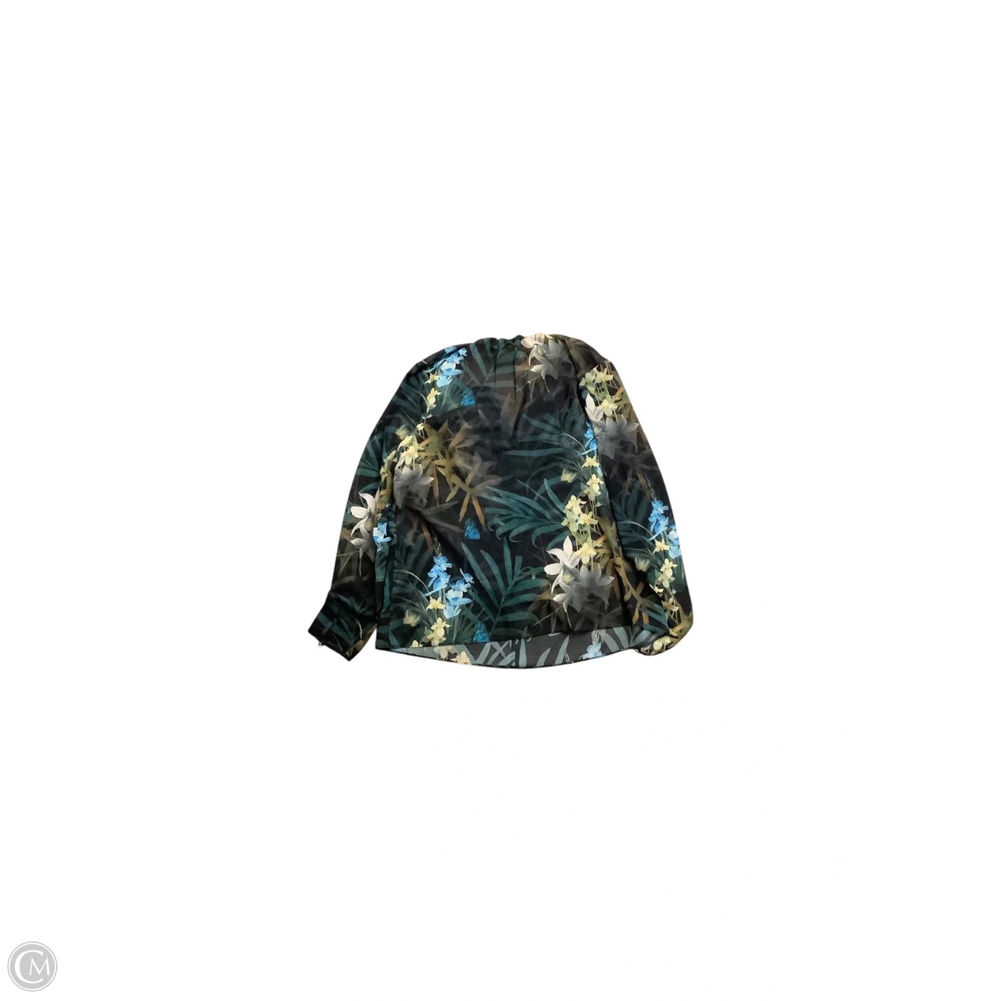 Top Long Sleeve Basic By Ted Baker In Floral Print, Size: 4