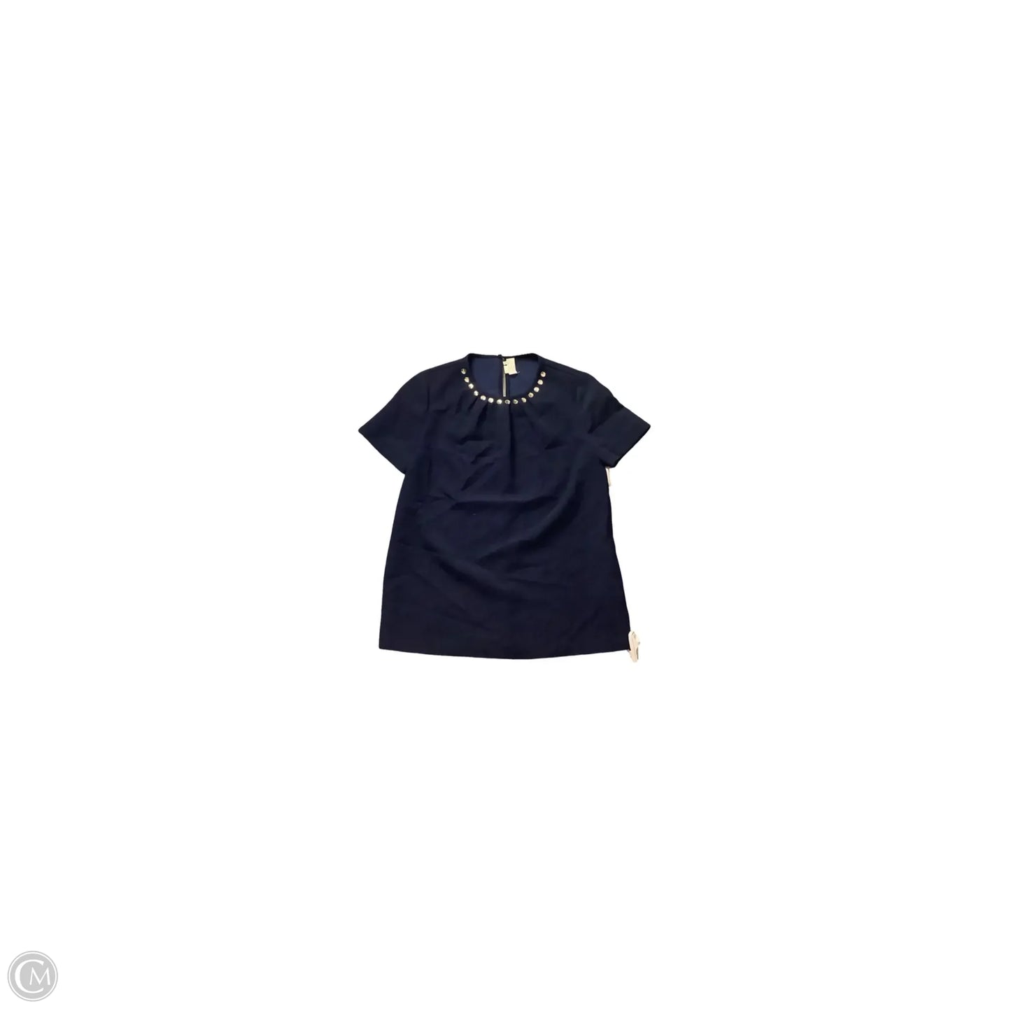 Top Short Sleeve Designer By Kate Spade In Navy, Size: 6