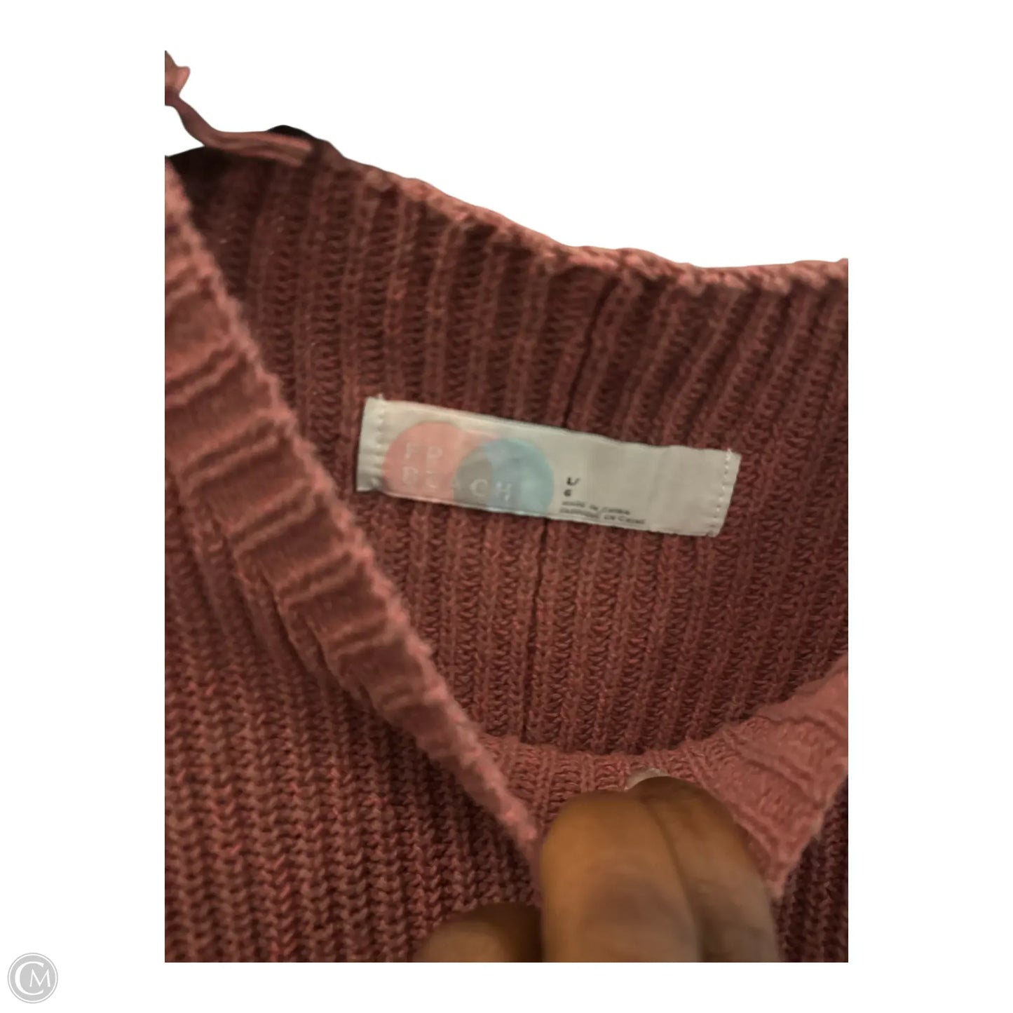 Top Short Sleeve Basic By Free People In Pink, Size: L
