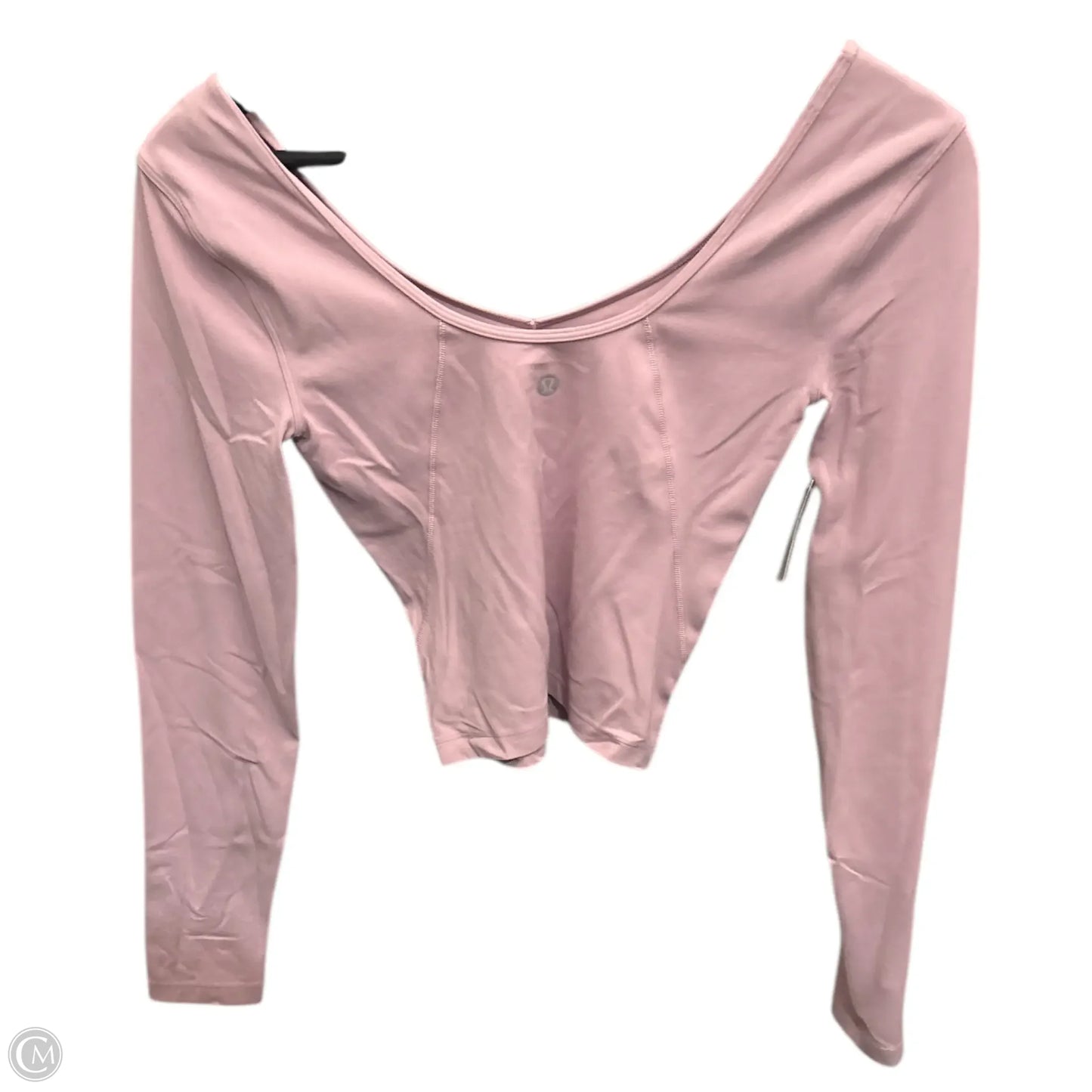 Athletic Top Long Sleeve Crewneck By Lululemon In Purple, Size: S
