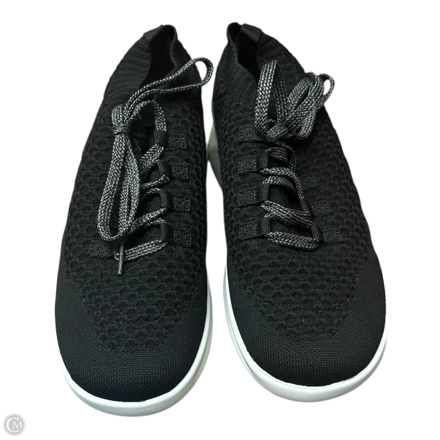 Shoes Sneakers By Clothes Mentor In Black & White, Size: 8