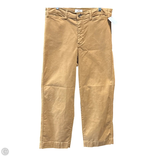 Pants Cropped By Marine Layer In Gold, Size: 8