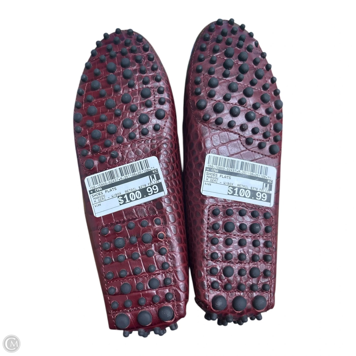 Shoes Flats By Cma In Maroon