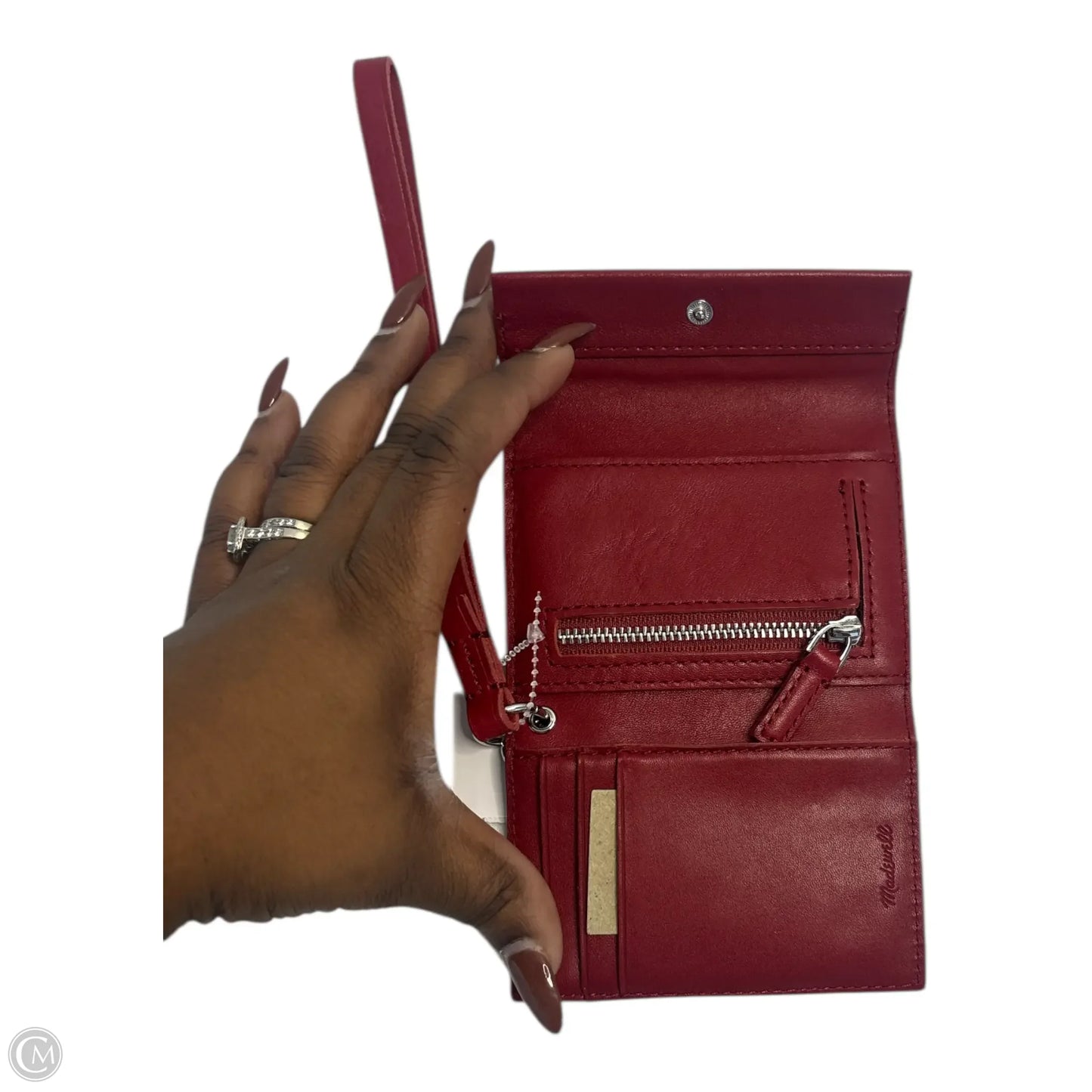 Wallet Leather By Madewell, Size: Small