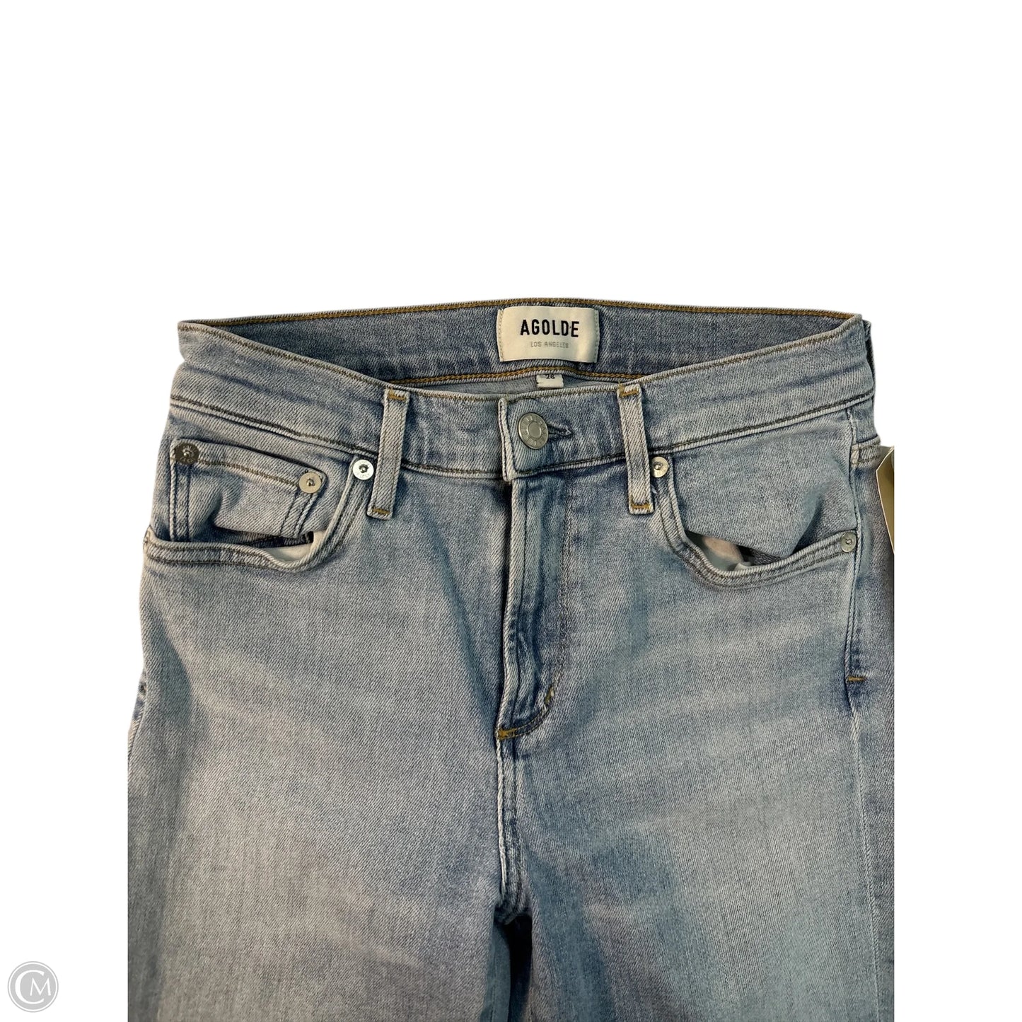 Jeans Skinny By Agolde In Blue, Size: 2