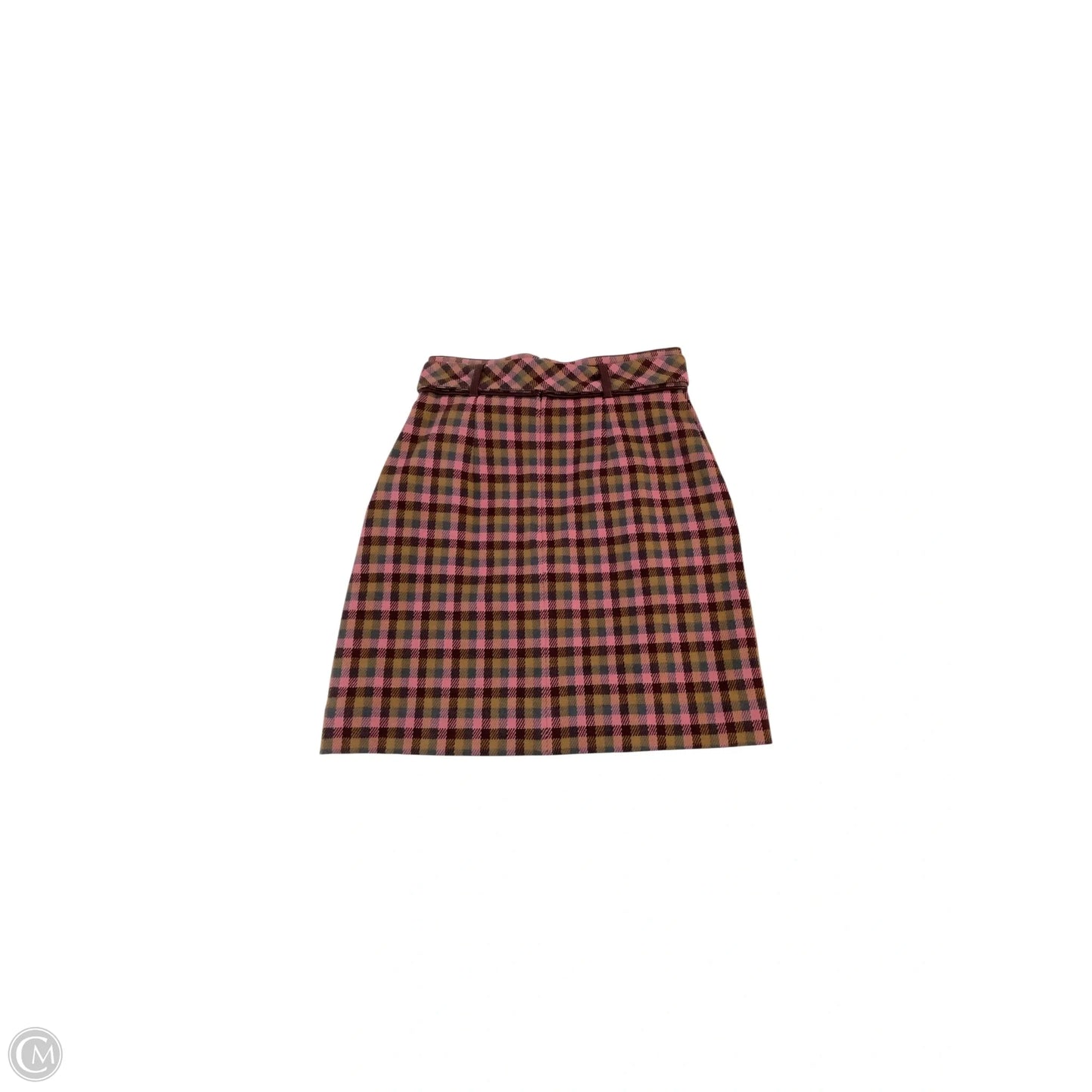 Skirt Midi By Ann Taylor In Pink & Tan, Size: 0