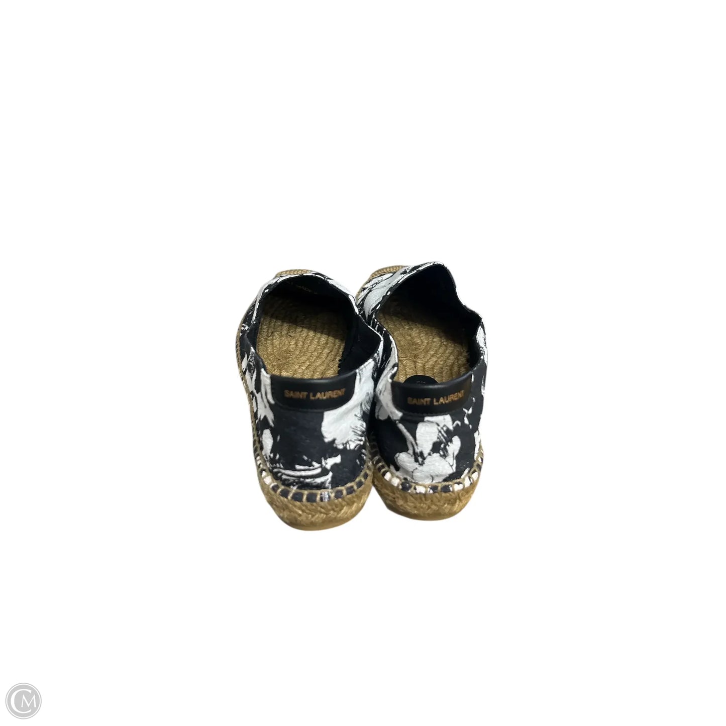 Shoes Luxury Designer By Yves Saint Laurent In Black & White