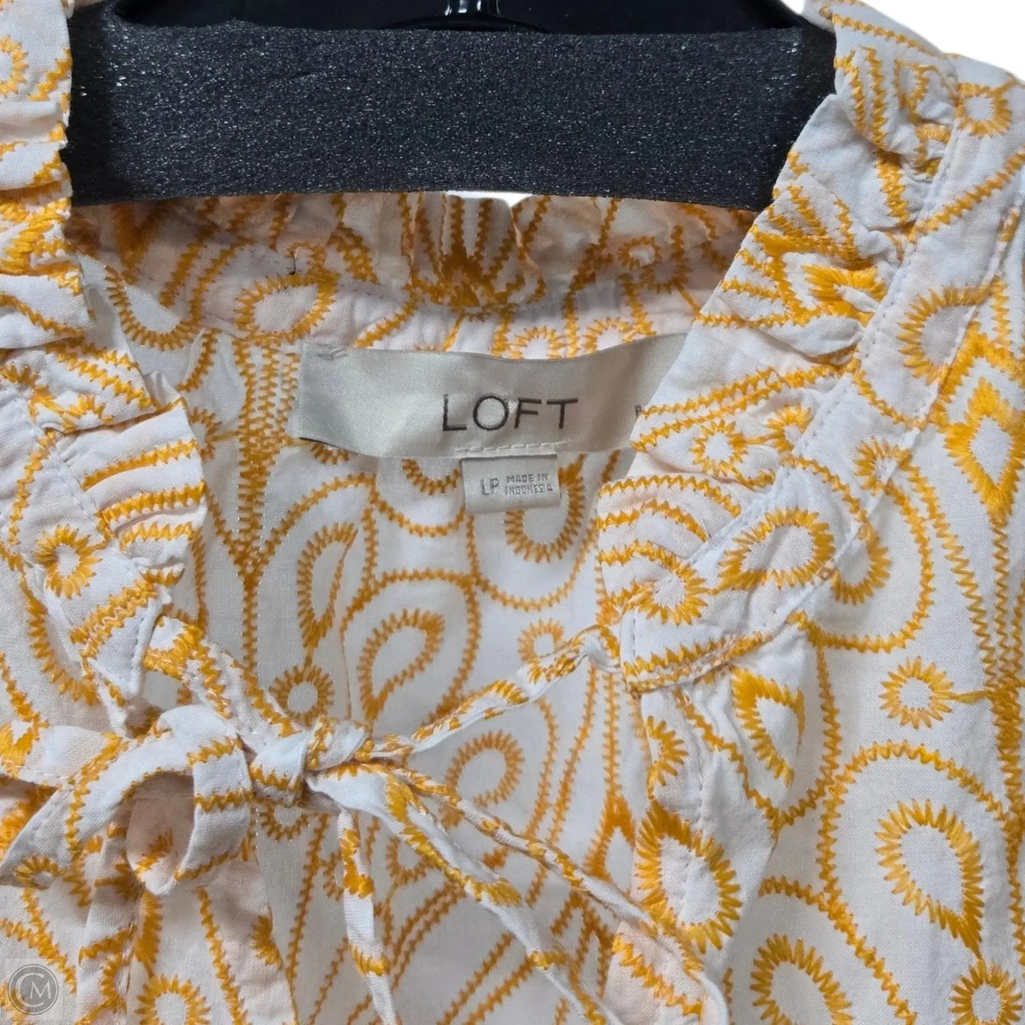Top Sleeveless Basic By Loft In Yellow, Size: Lp