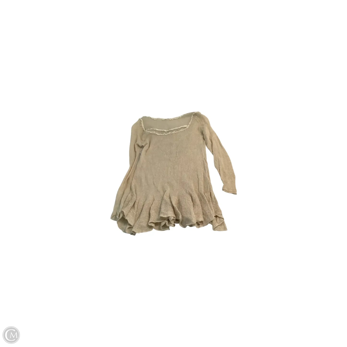 Top Long Sleeve Basic By Free People In Cream, Size: Xs