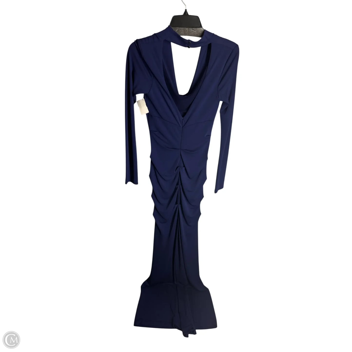 Dress Party Long By Nicole Miller In Blue, Size: 4