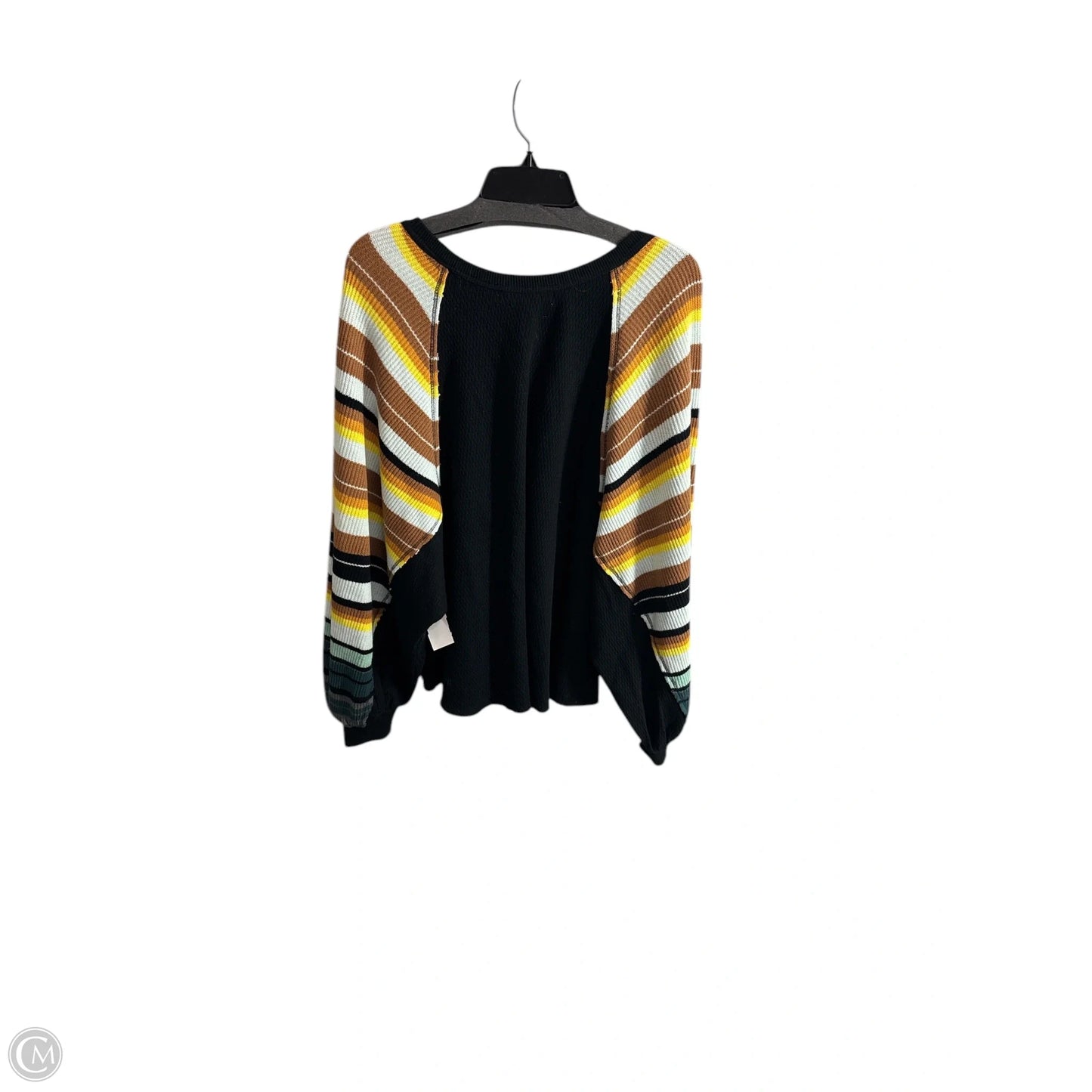 Top Long Sleeve By We The Free In Black & Brown, Size: S