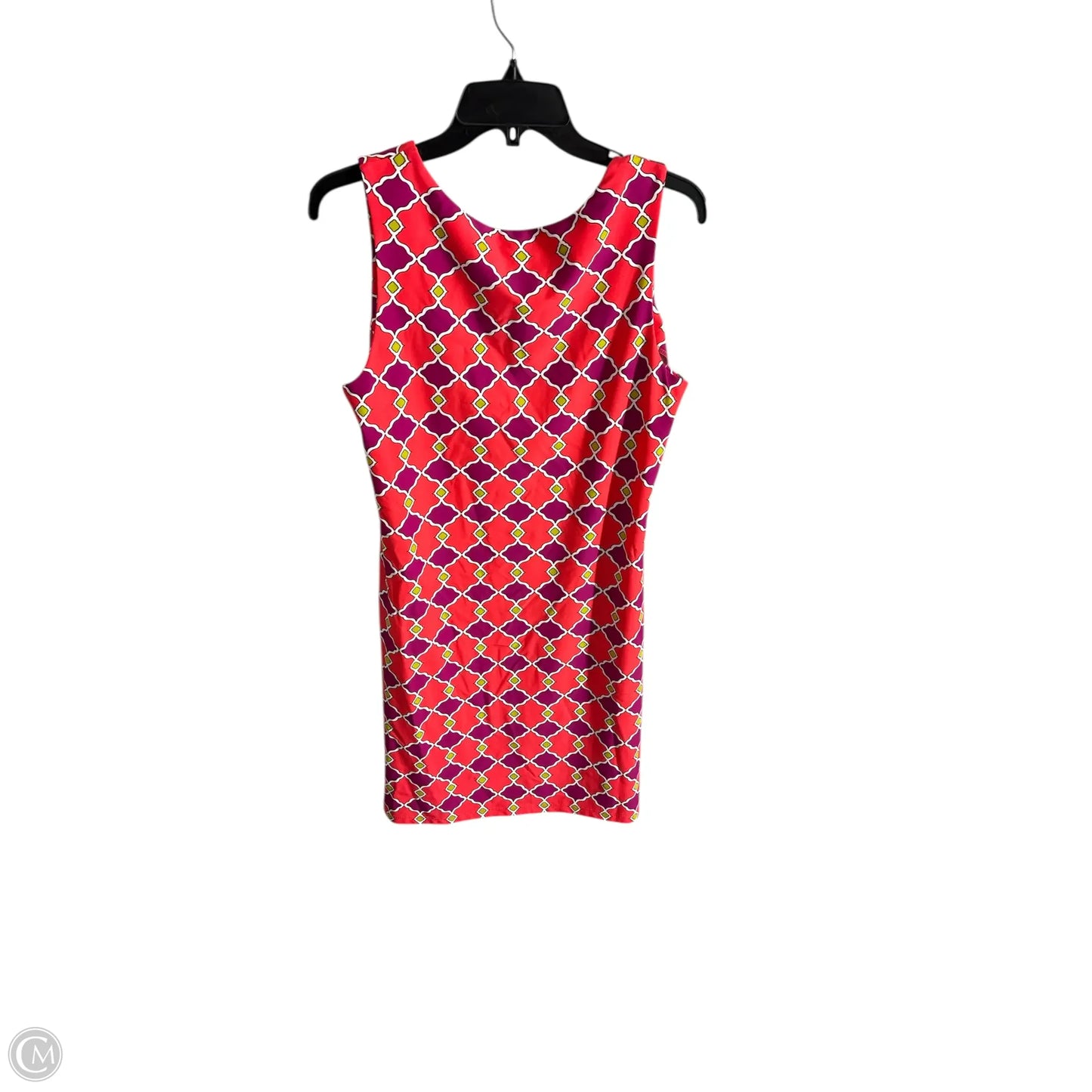 Dress Casual Midi By Jude Connally In Purple & Yellow, Size: Xl