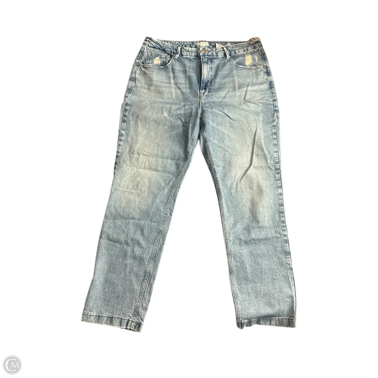 Jeans Boot Cut By Good American In Blue Denim, Size: 16