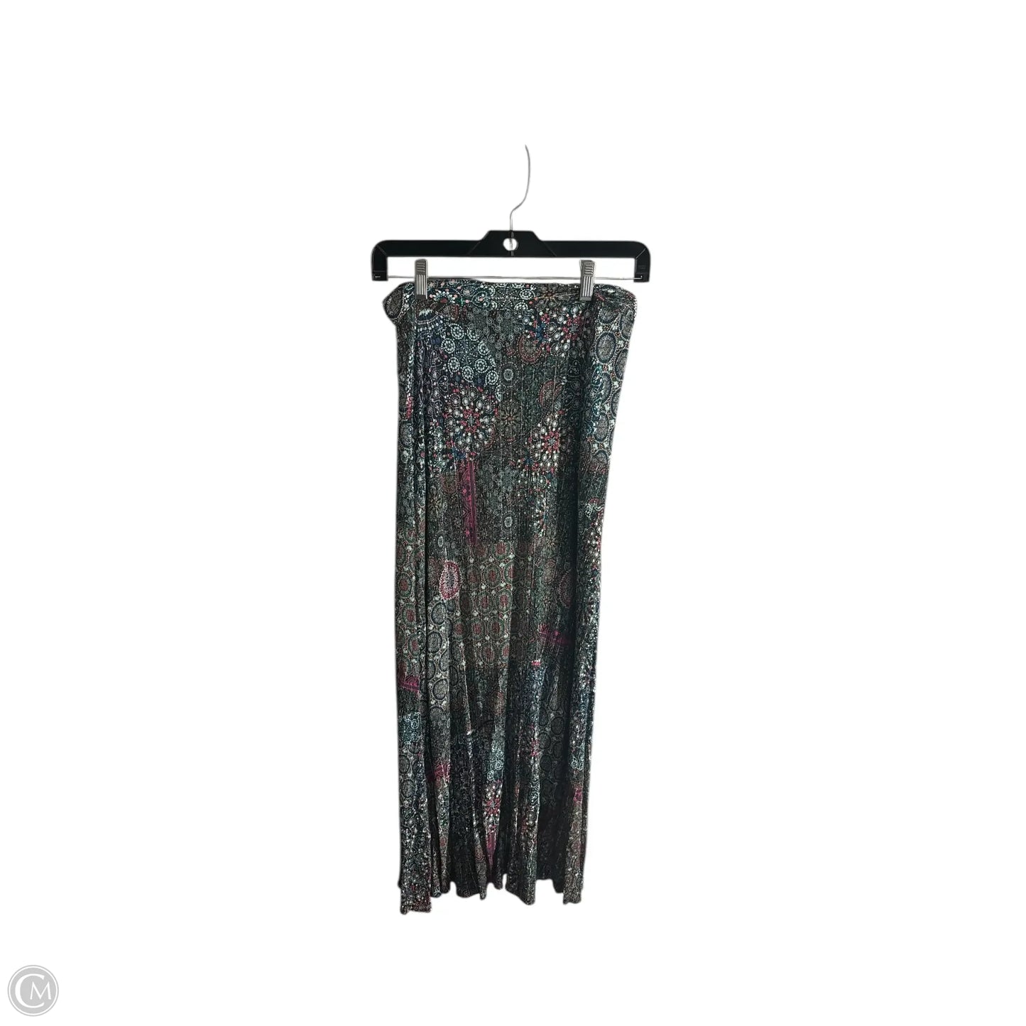 Skirt Maxi By Desigual In Teal, Size: M