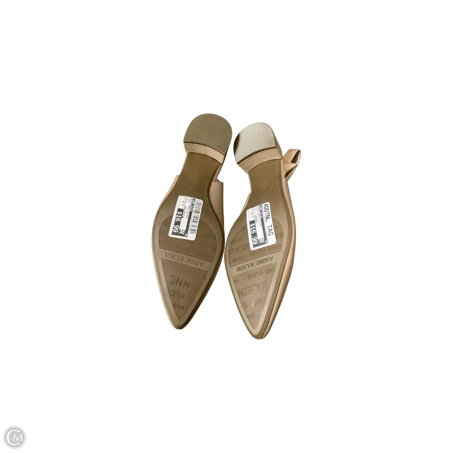Shoes Heels Block By Anne Klein In Gold, Size: 10.5