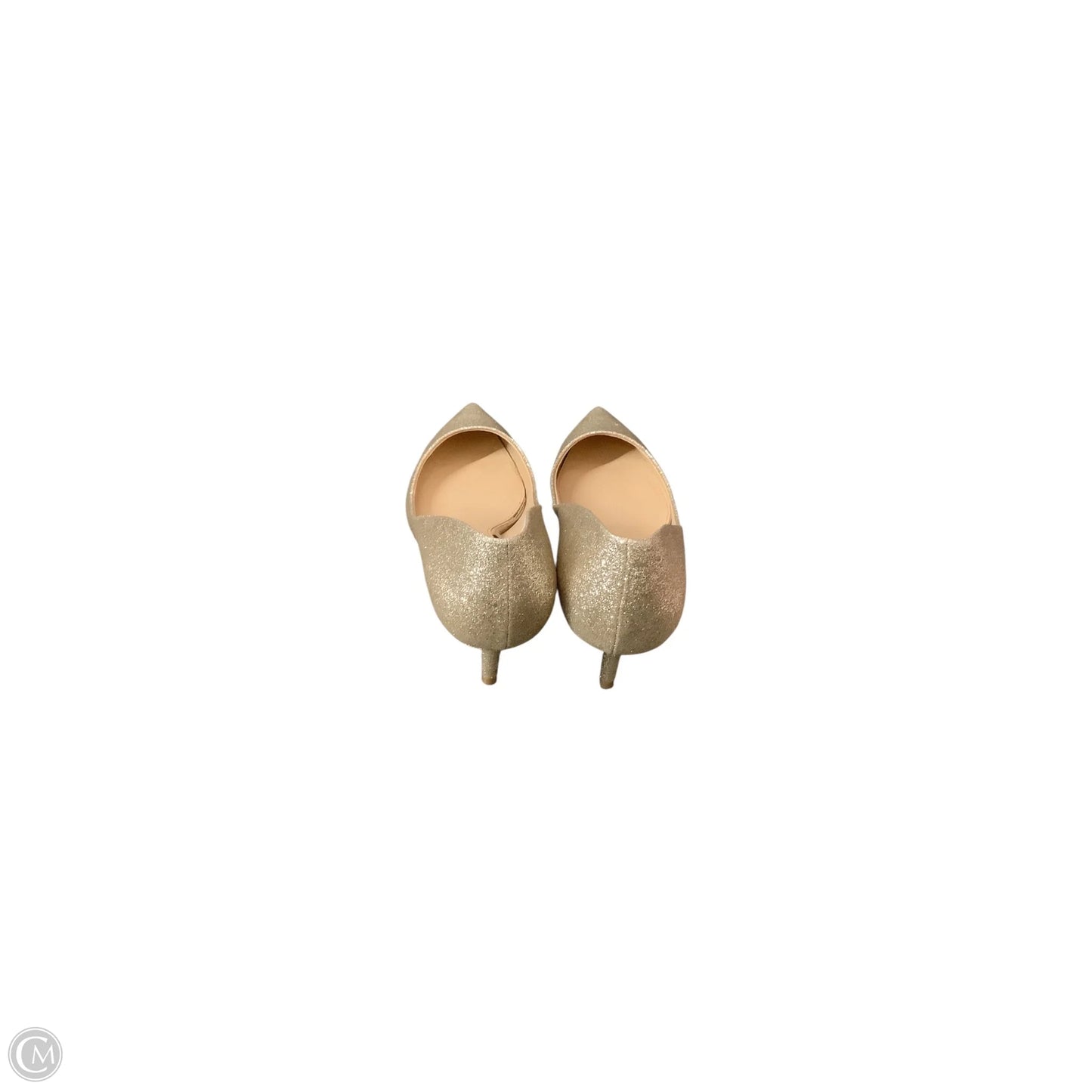 Shoes Heels Kitten By Badgley Mischka In Gold, Size: 10