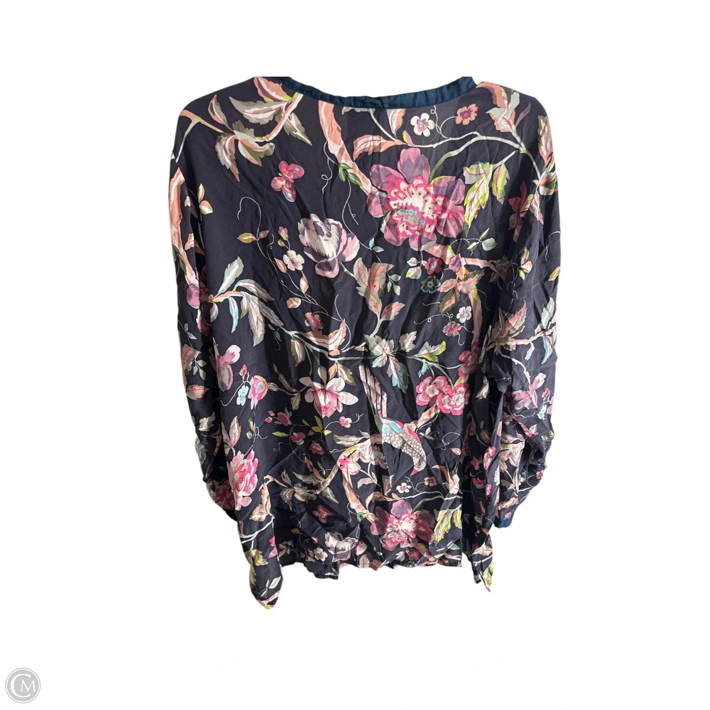 Top Long Sleeve By Johnny Was In Floral Print, Size: 2x