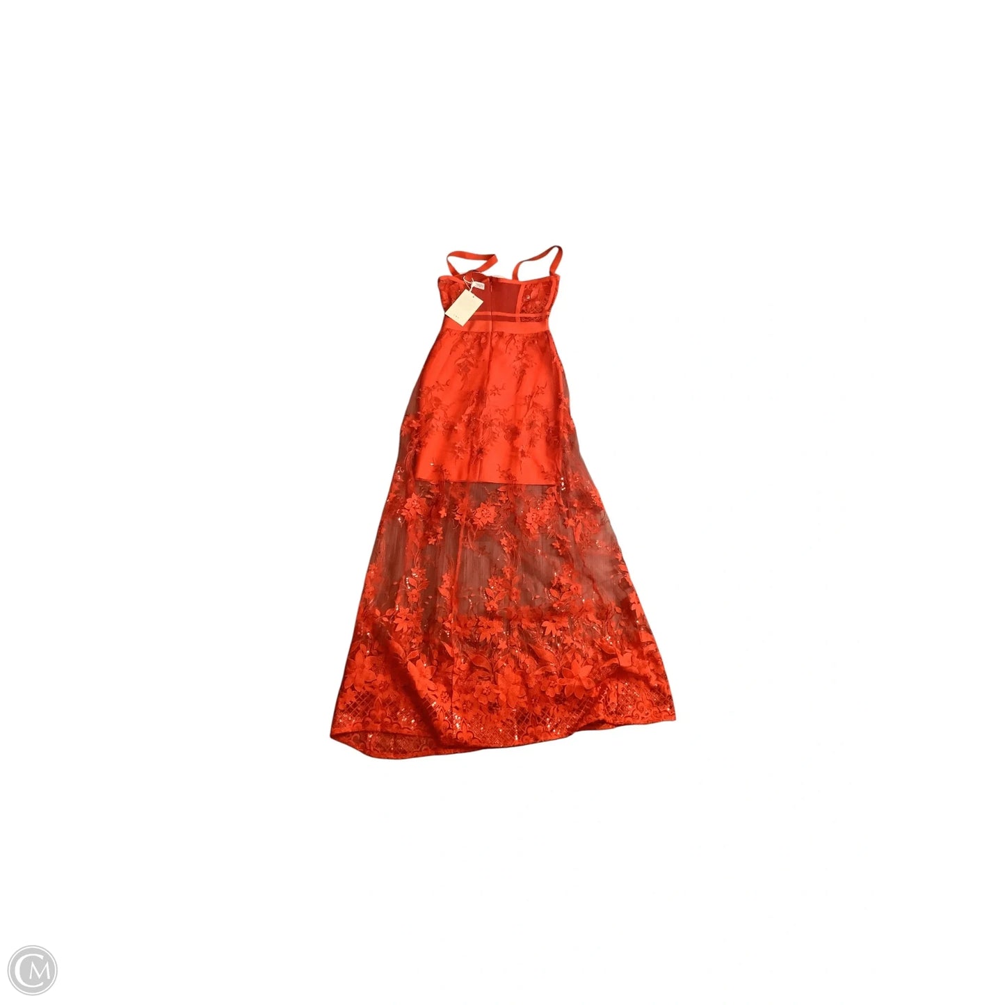 Dress Party Long By Clothes Mentor In Red, Size: S