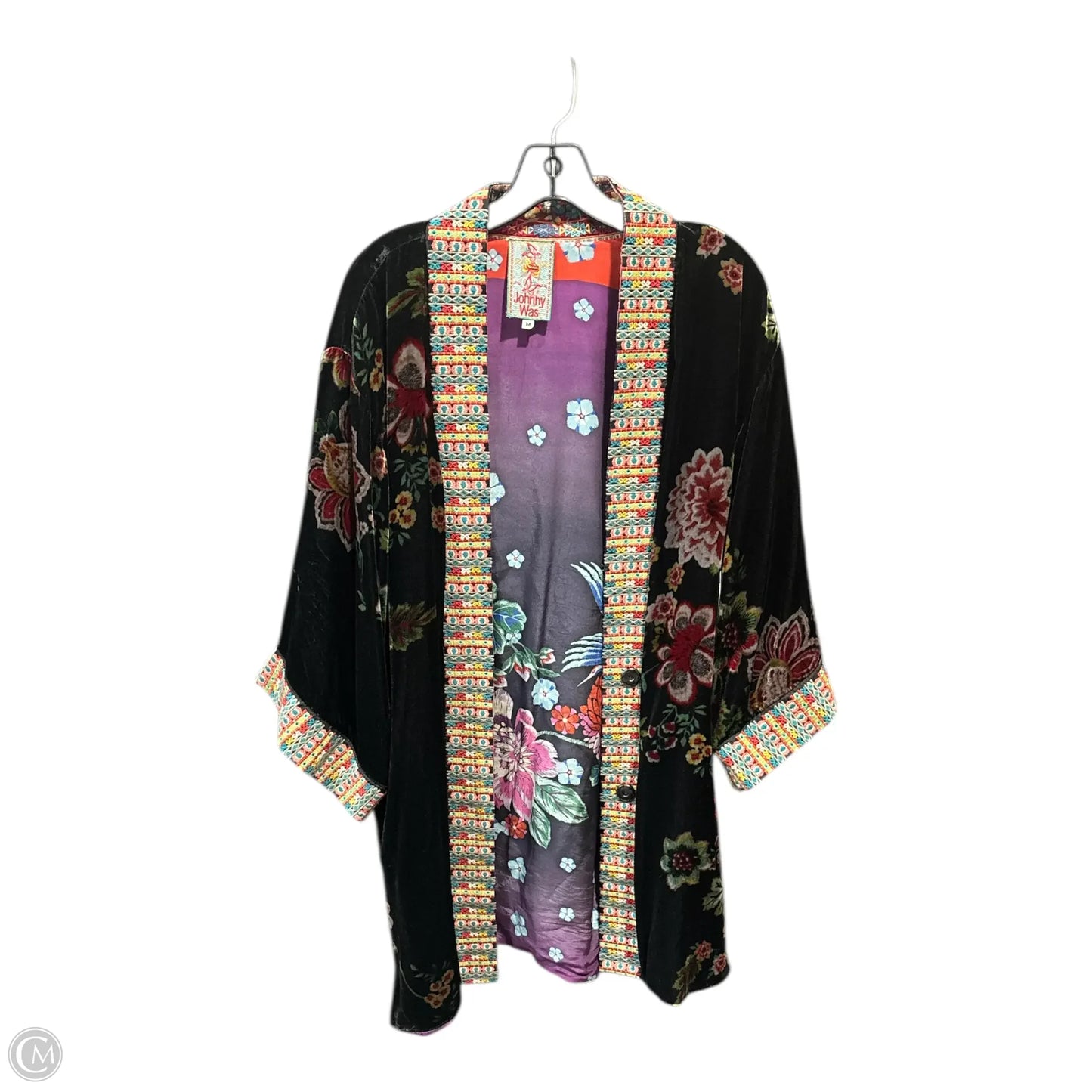Cardigan By Johnny Was In Multi-colored, Size: M
