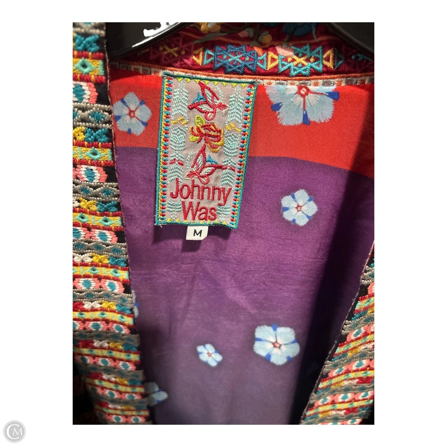 Cardigan By Johnny Was In Multi-colored, Size: M
