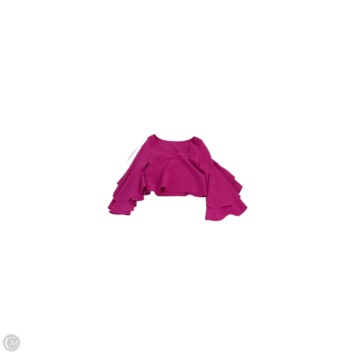 Top Long Sleeve Designer By Milly In Pink, Size: 12