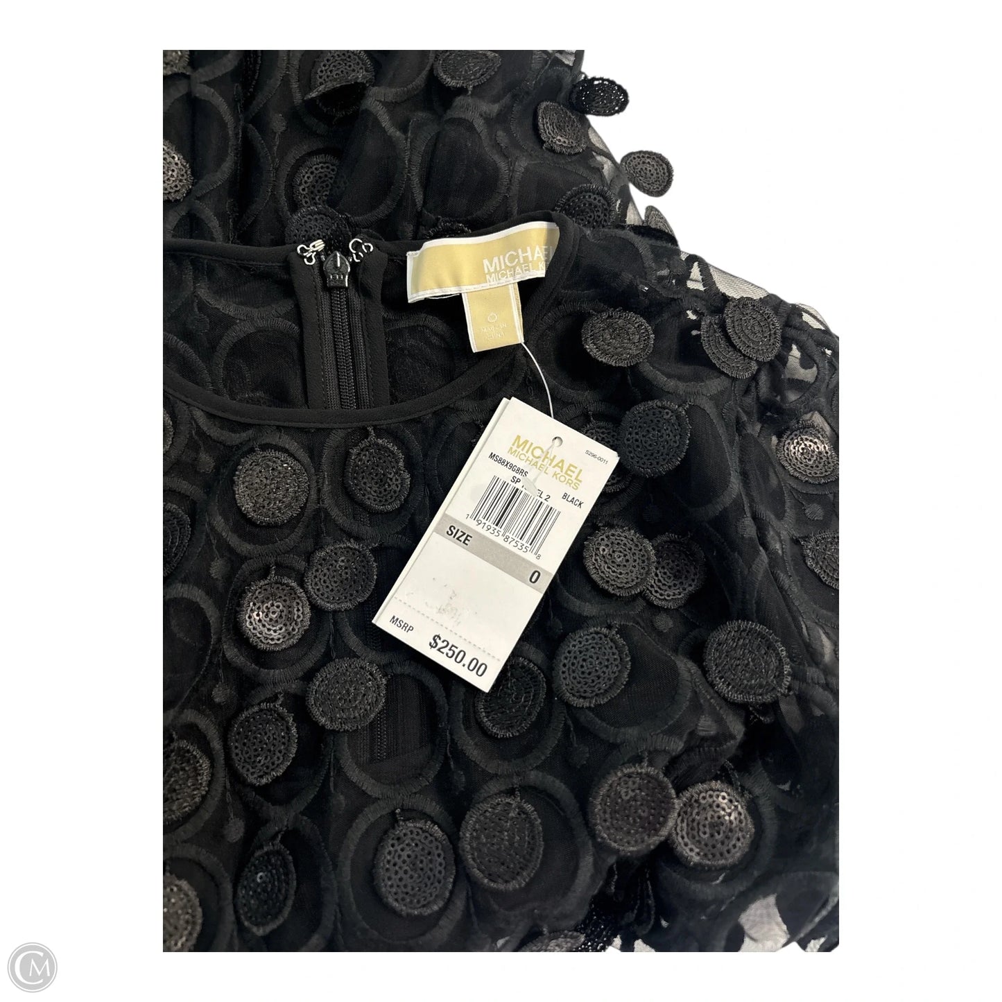 Dress Casual Midi By Michael By Michael Kors In Black, Size: 0