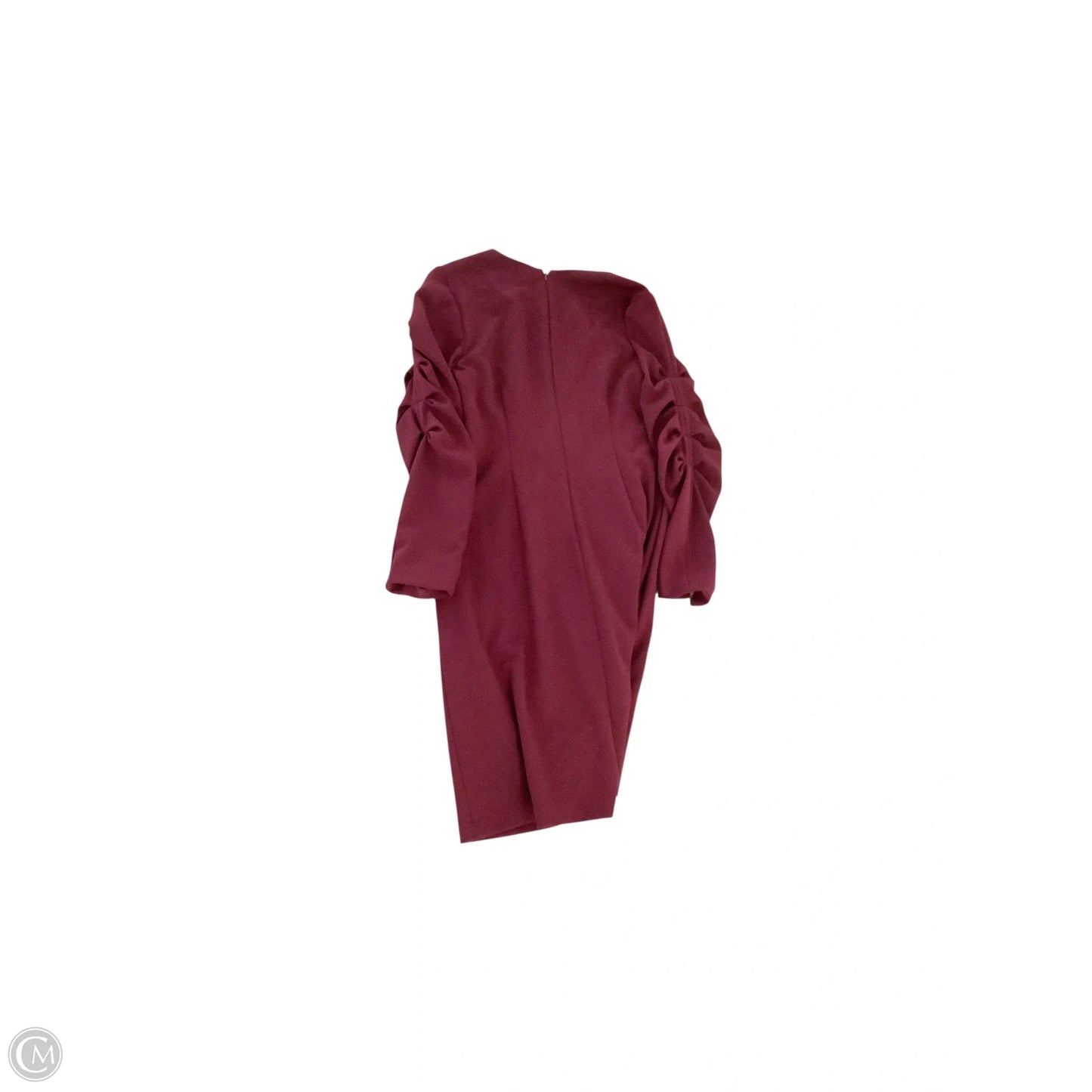 Dress Casual Midi By Vince Camuto In Maroon, Size: M