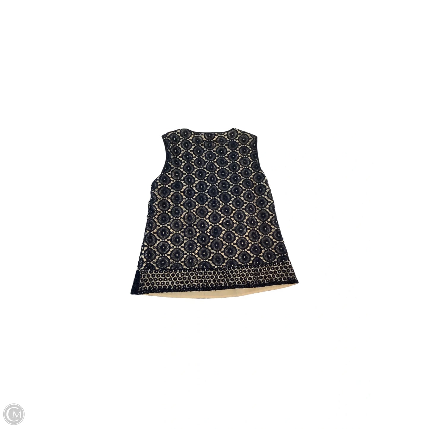 Top Sleeveless Designer By Tory Burch In Navy, Size: 10