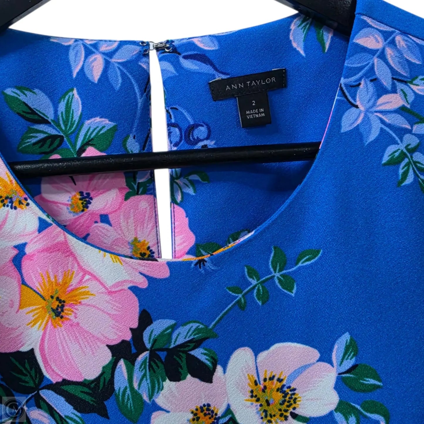 Dress Casual Midi By Ann Taylor In Floral Print, Size: 2
