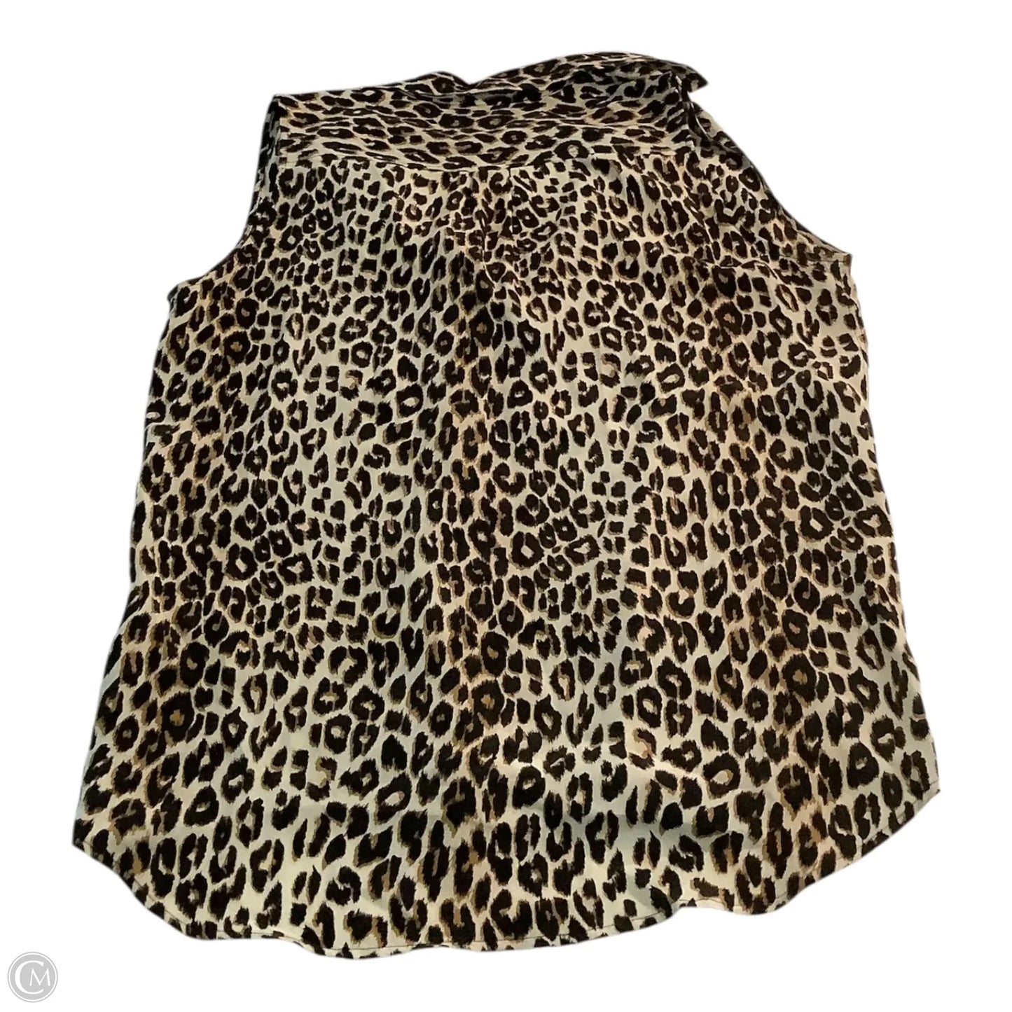 Top Sleeveless Basic By Equipment In Animal Print, Size: M