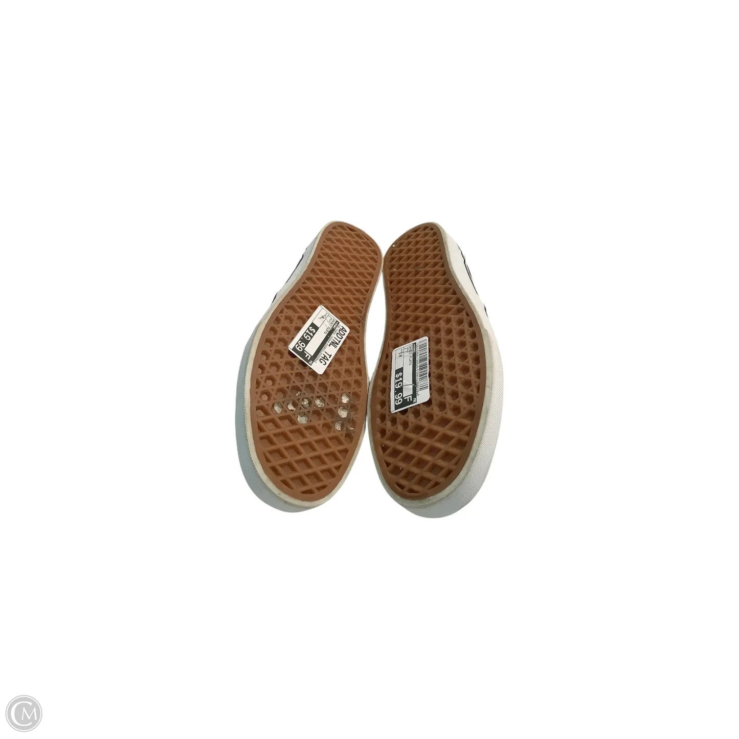 Shoes Flats By Vans In Navy, Size: 9