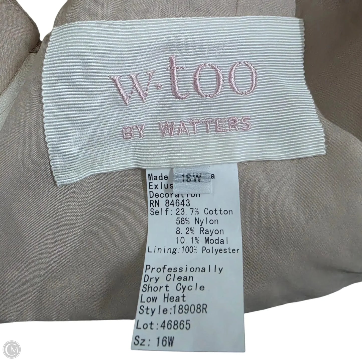 Top Sleeveless By Clothes Mentor In White, Size: 16