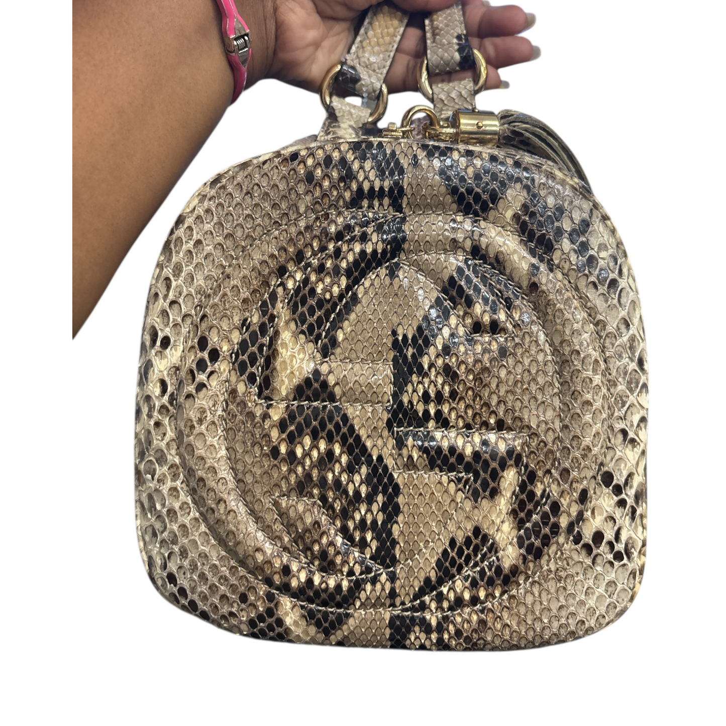Handbag Luxury Designer By Gucci, Size: Large