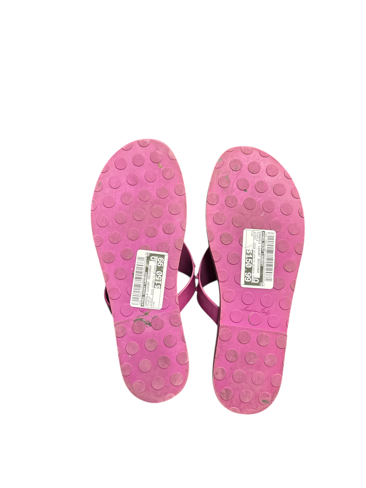 Sandals Luxury Designer By Yves Saint Laurent In Purple