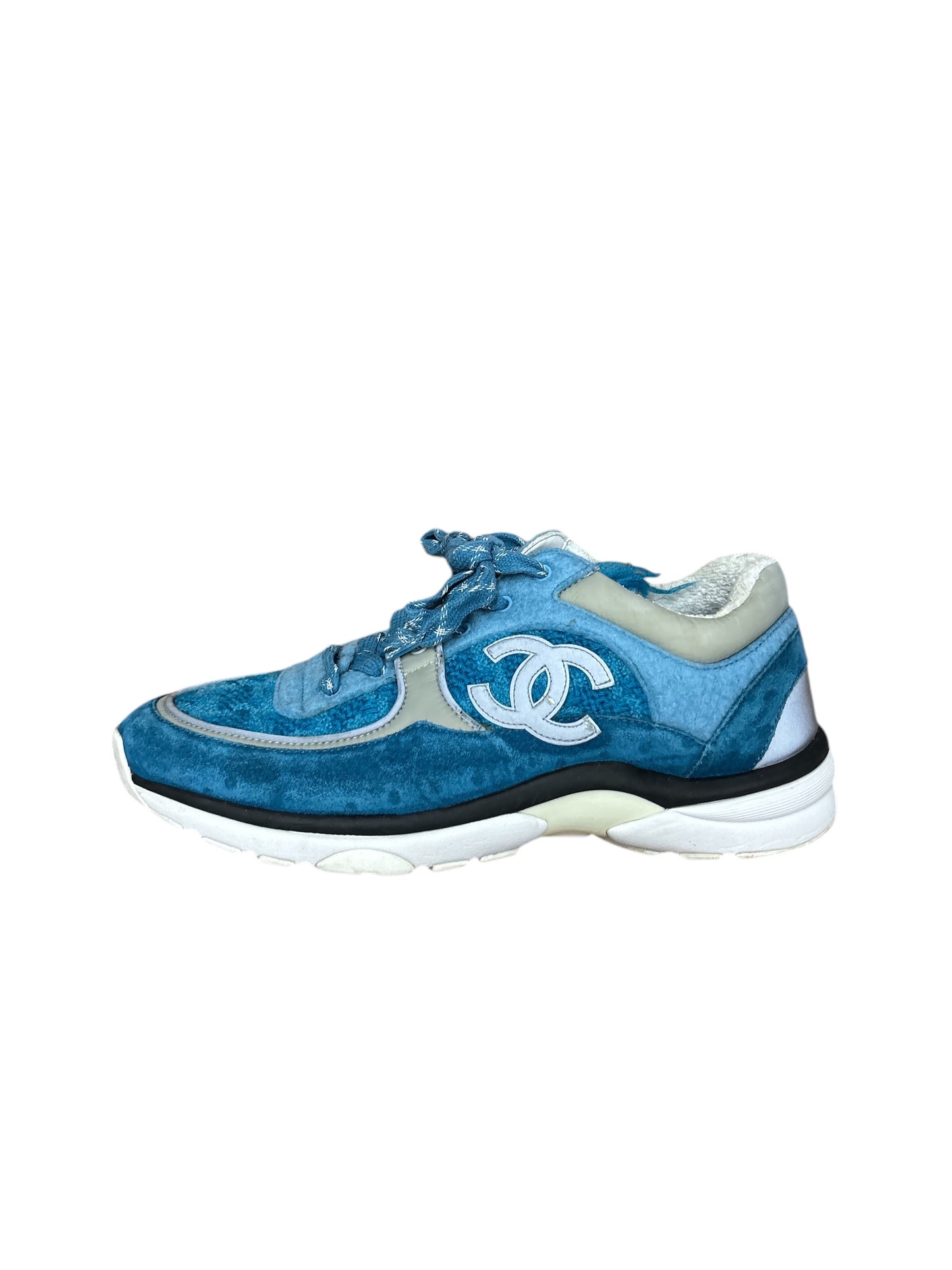 Shoes Luxury Designer By Chanel In Blue