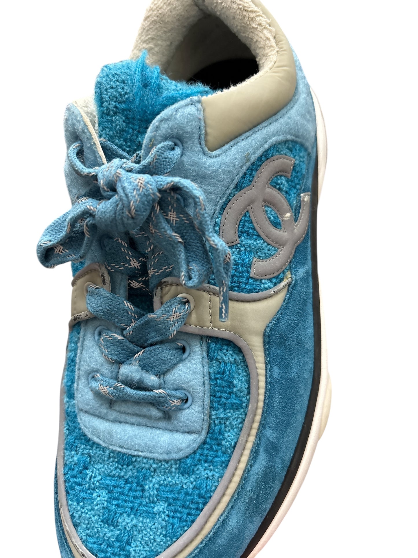 Shoes Luxury Designer By Chanel In Blue