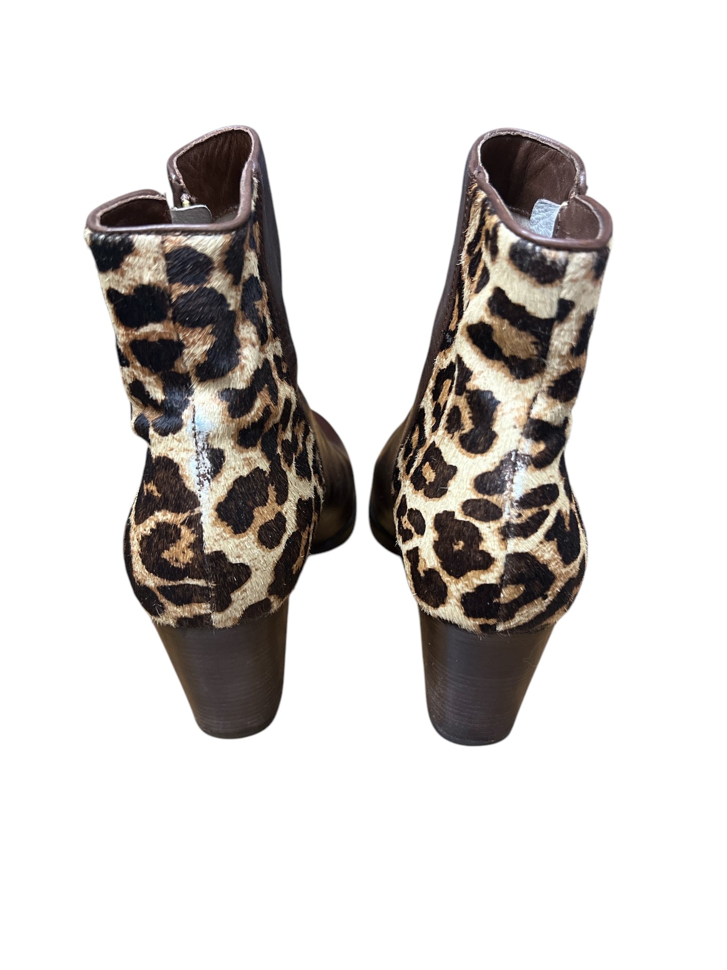 Boots Ankle Heels By Michael By Michael Kors In Animal Print, Size: 6