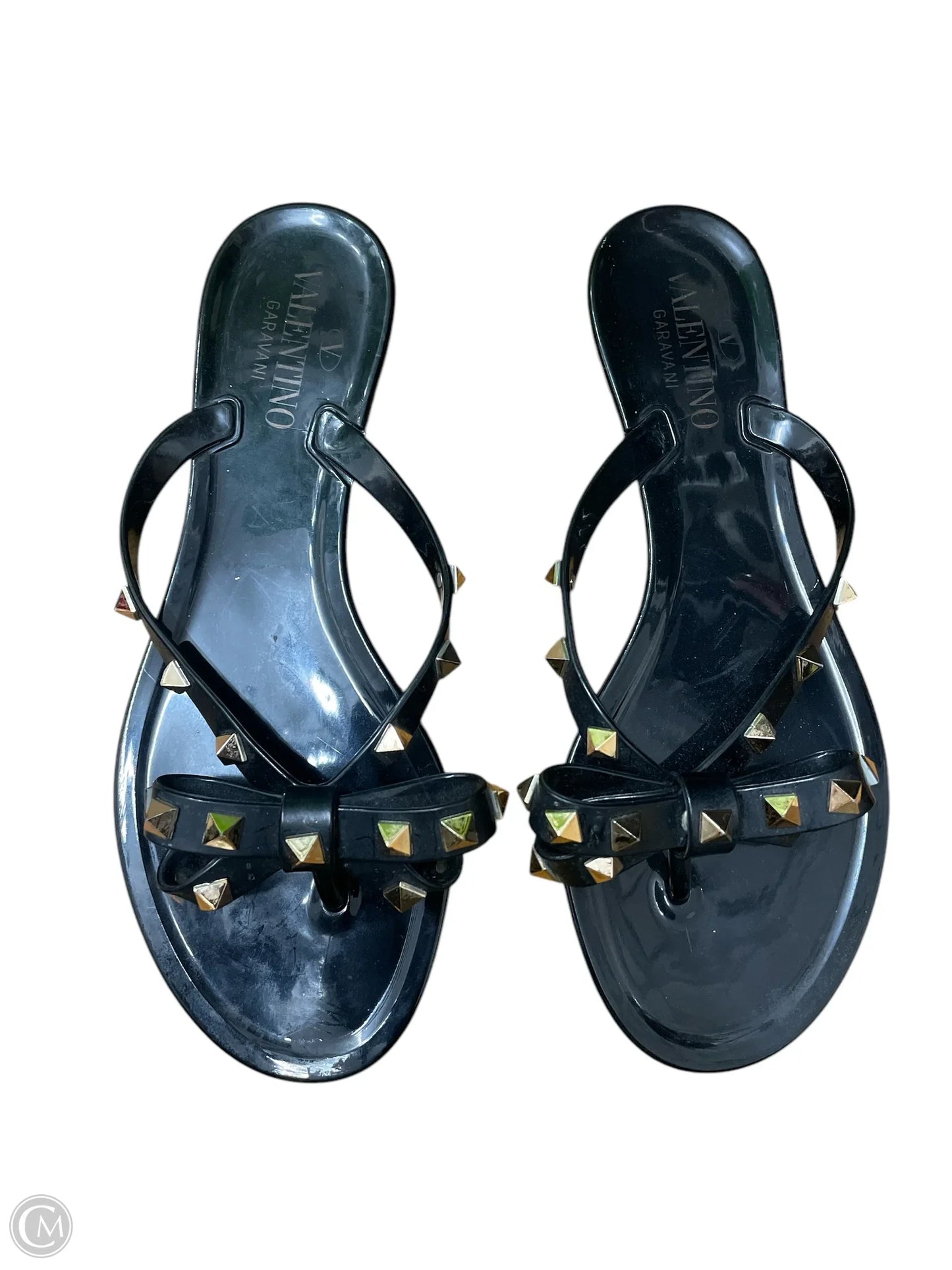 Sandals Luxury Designer By Valentino-garavani In Black