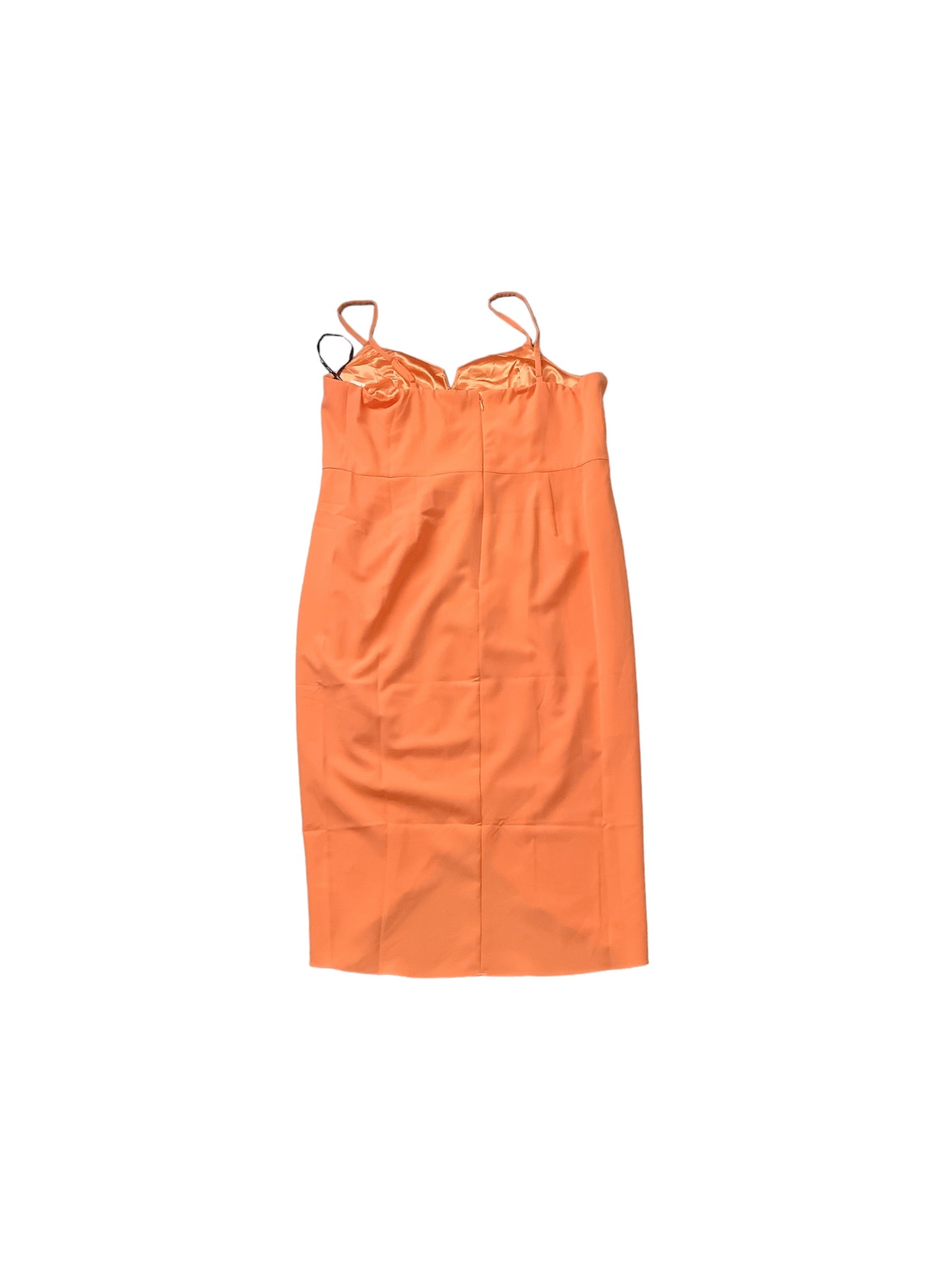 Orange Dress Casual Midi City Chic, Size 22