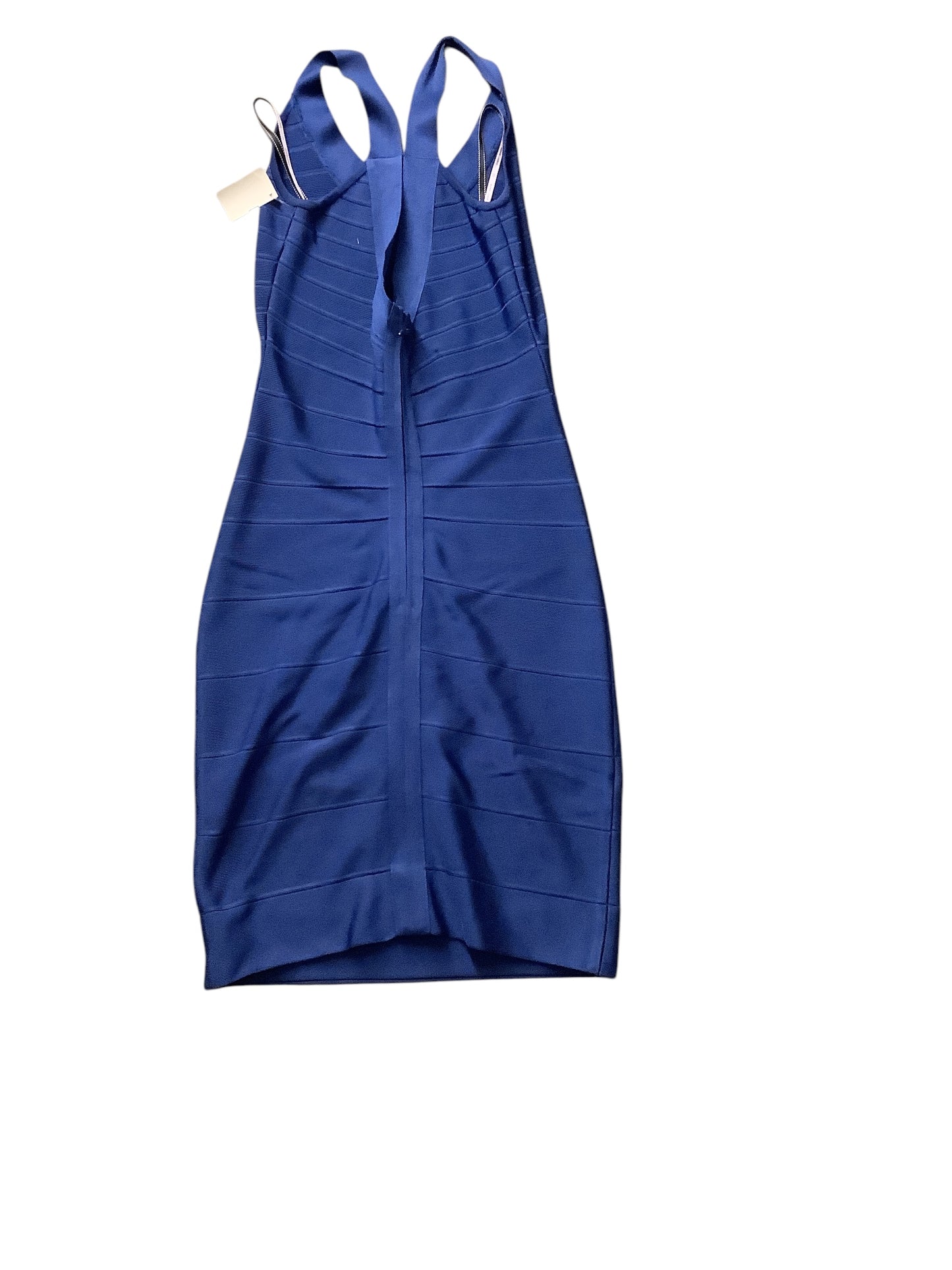 Dress Casual Midi By Herve Leger In Blue, Size: M