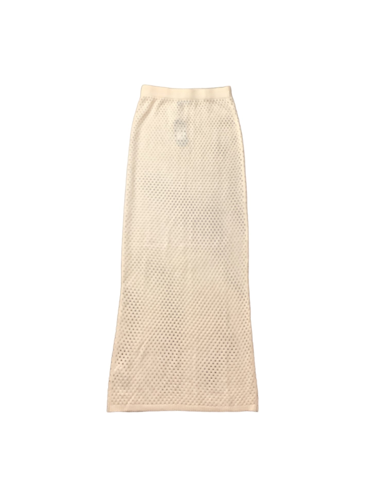 Cream Skirt Maxi Boohoo Boutique, Size M