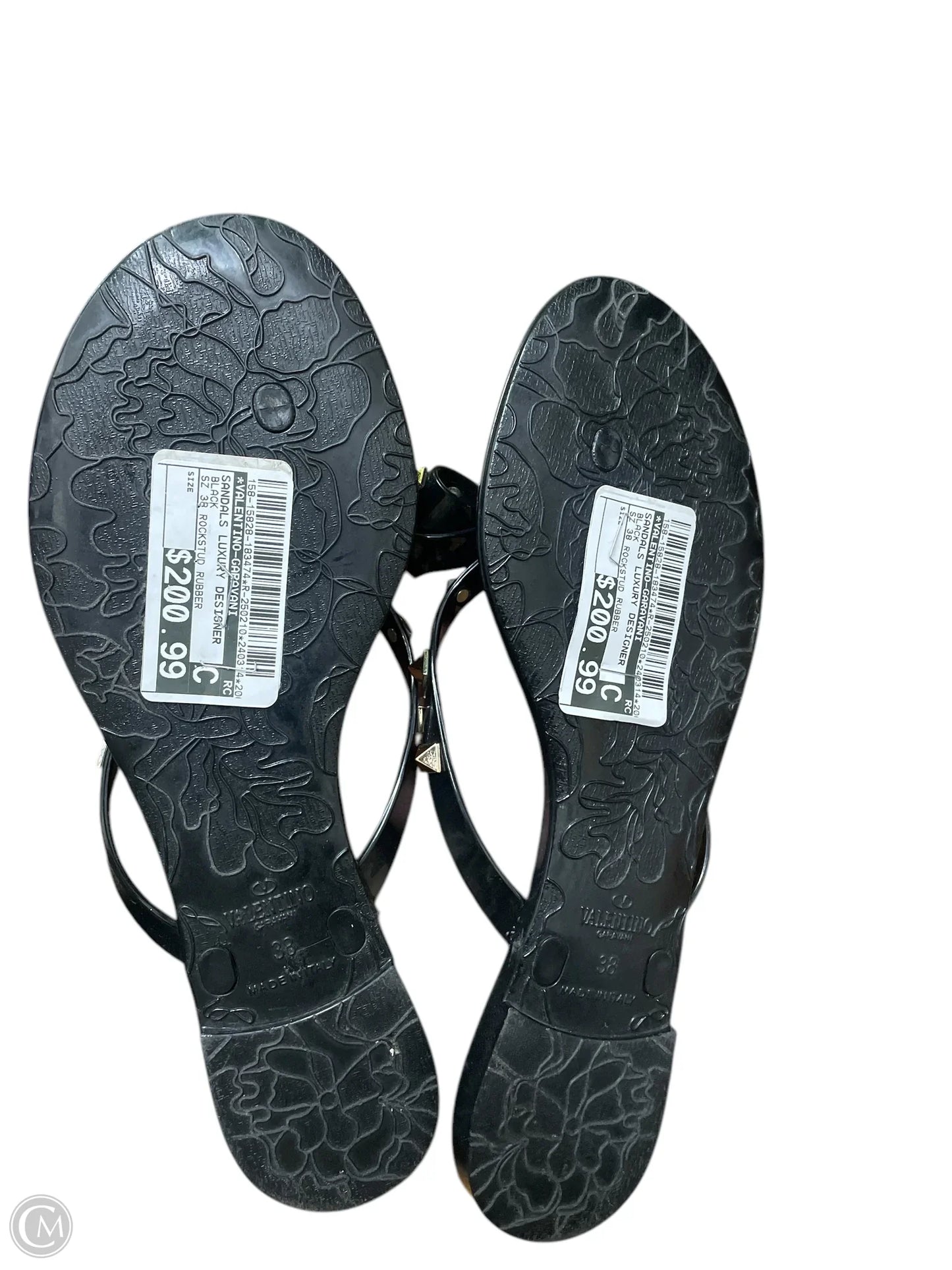 Sandals Luxury Designer By Valentino-garavani In Black