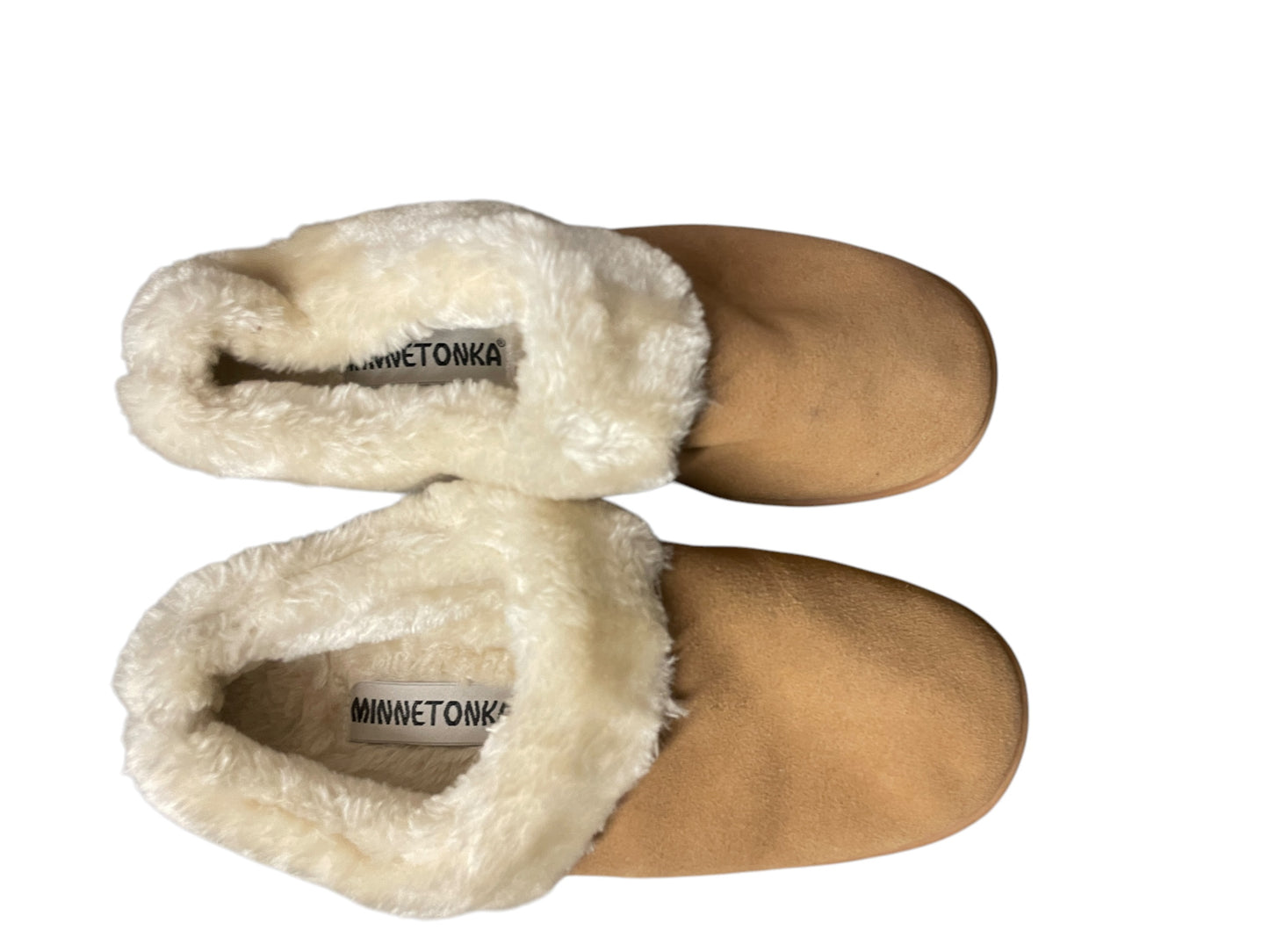 Slippers By Minnetonka In Tan, Size: 10