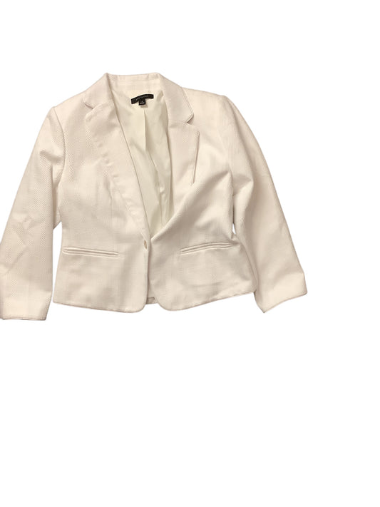 Blazer By Ann Taylor In White, Size: 8