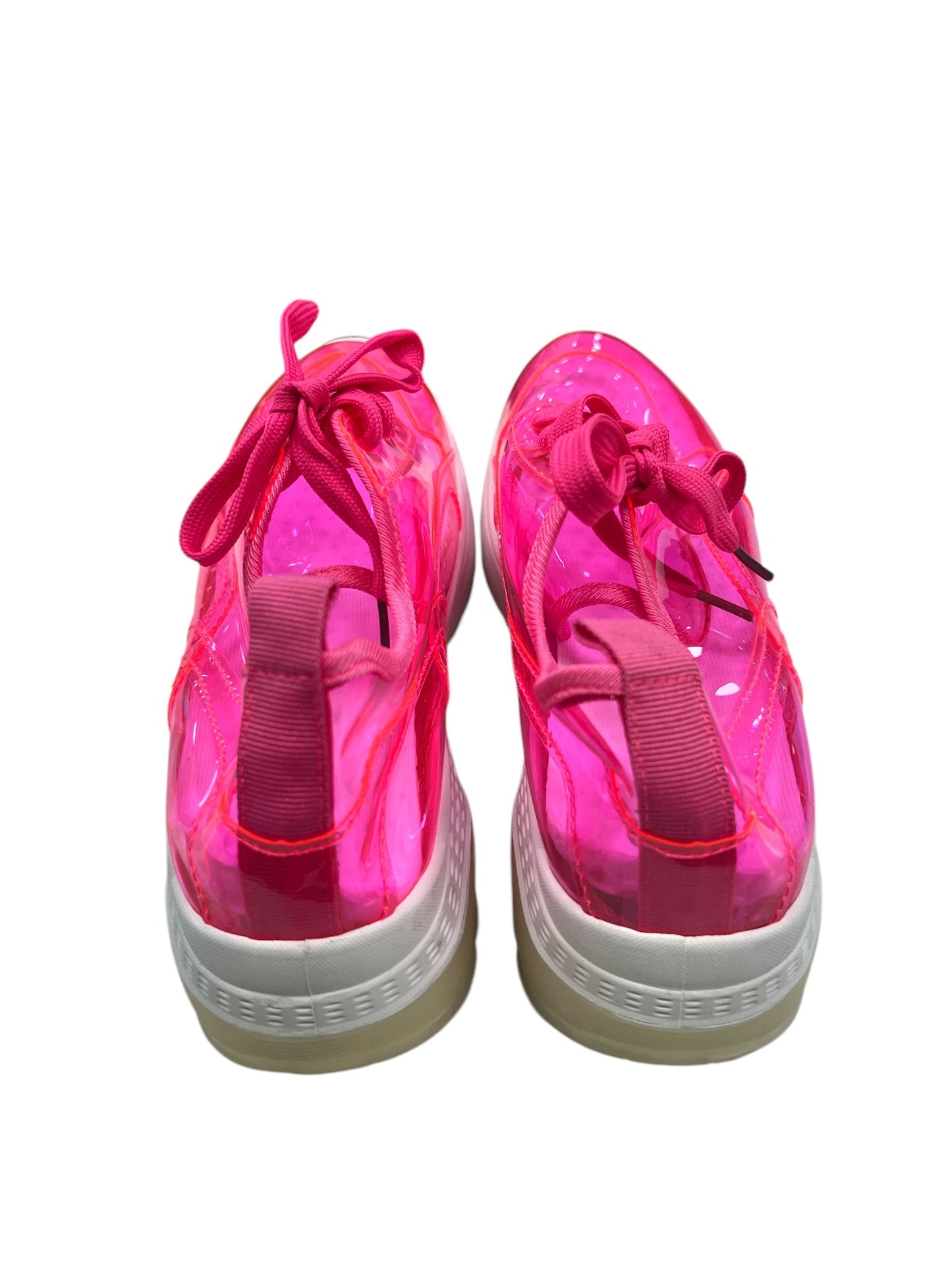 Shoes Sneakers By Yoki In Pink, Size: 8