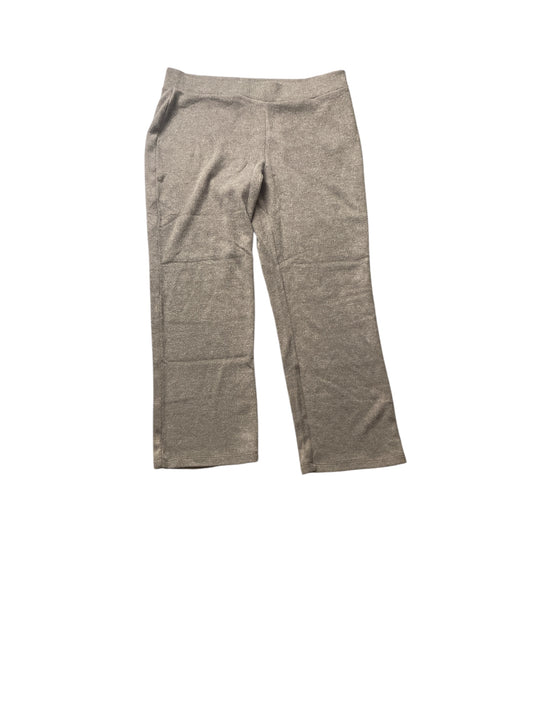 Pants Lounge By Dennis Basso Qvc In Taupe, Size: Petite L