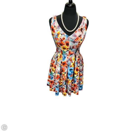 Dress Casual Midi By Betsey Johnson In Floral Print, Size: 2
