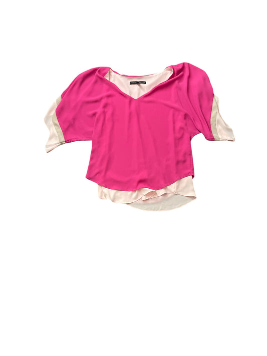 Top Short Sleeve Basic By White House Black Market In Pink, Size: Xxs