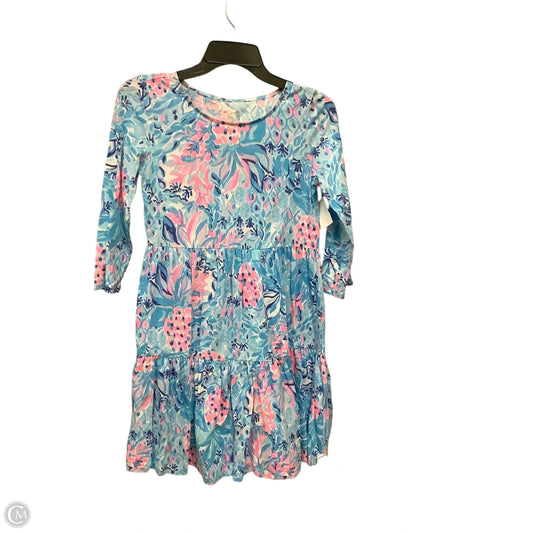 Dress Casual Midi By Lilly Pulitzer In Blue, Size: Xxs