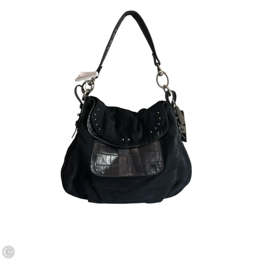 Handbag Leather By Donald Pliner, Size: Large